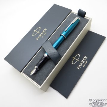 Parker Urban Turkuaz Yeşil Dolma Kalem | İsme Özel Kalem