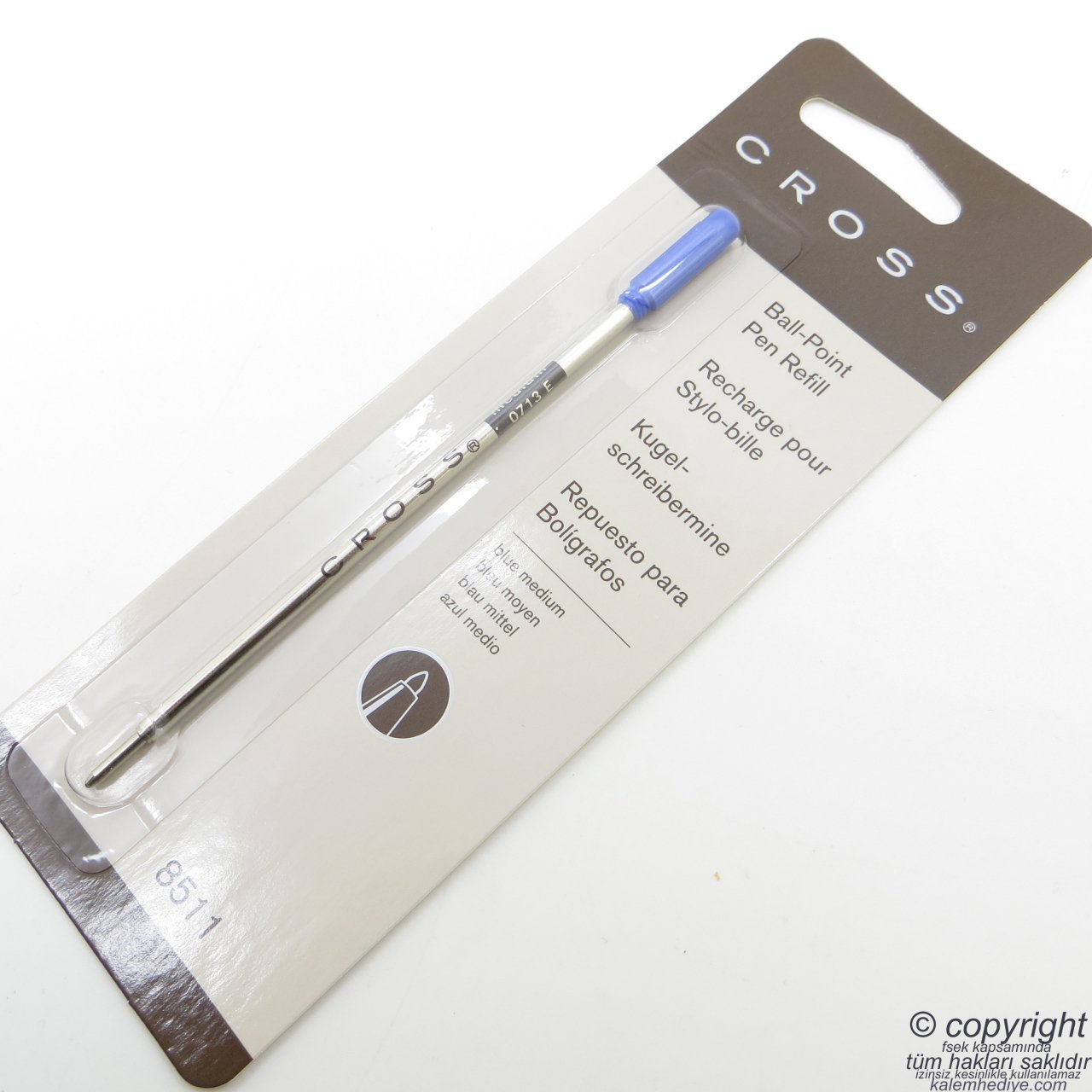 Cross 8511 Mavi Medium Tükenmez Kalem Yedeği