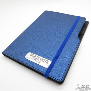 Kişiye Özel Defter ve Kalem Set | 15x21 | İsme Özel Defter | MY-395 Mavi