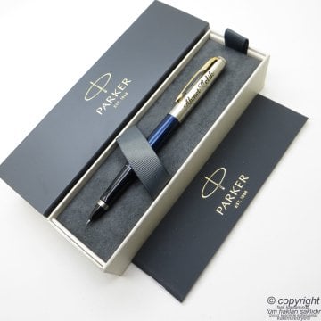 Parker Jotter Metal Lacivert GT Roller Kalem | İsme Özel Kalem | Hediyelik Kalem