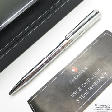 Sheaffer Intensity Desenli Krom Tükenmez Kalem 9237-2 | İsme Özel Kalem