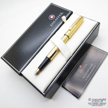 Sheaffer Prelude 23 Ayar Altın Kaplama Dolma Kalem | İsme Özel Kalem