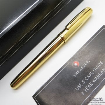 Sheaffer Prelude 23 Ayar Altın Kaplama Dolma Kalem | İsme Özel Kalem
