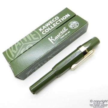 Kaweco Klasik Sport Collection Zeytin Dolma Kalem | İsme Özel Kalem Bold (kalın uç)