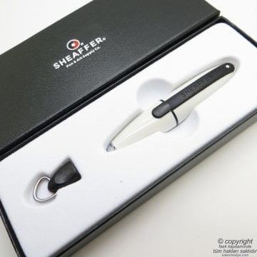 Sheaffer Ion Jel Tükenmez Kalem Beyaz | İsme Özel Kalem