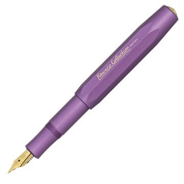 Kaweco Al Sport Collection Metalik Mor Dolma Kalem Medium Uç | İsme Özel Kalem