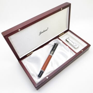 Yüzüncü Yıl (100. Yıl) Özel Set - Ahşap Premium Kutu + Roller Kalem + Usb Bellek Set - İsme Özel